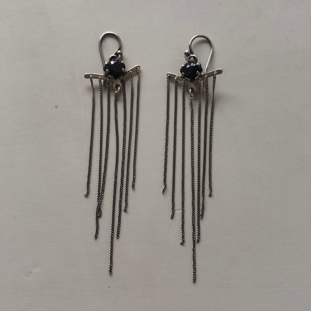 Chan Luu onyx dangling earrings